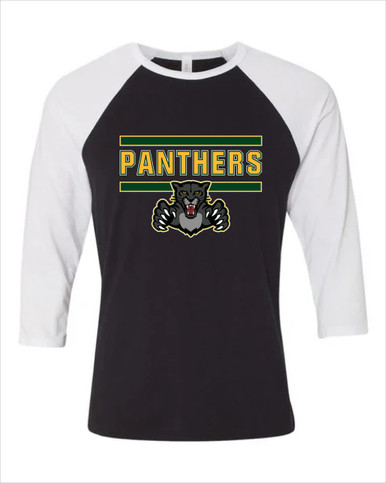 Bruton Panthers Mascot #5 Men's Baseball T-Shirt