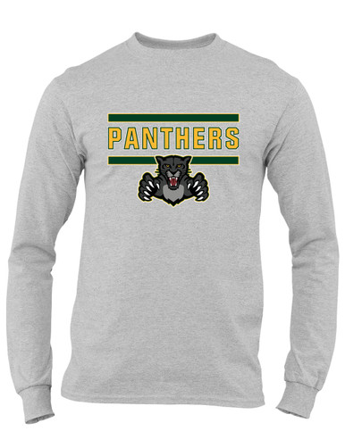 Bruton Panthers Mascot #5 Men's LS T-Shirt