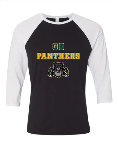 Bruton Panthers Go Team Women's Baseball T-Shirt