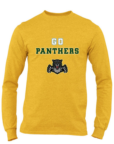 Bruton Panthers Go Team Men's LS T-Shirt