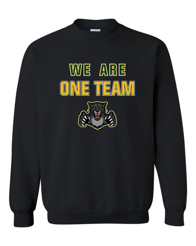 Bruton Panthers We Are One Team Men's Sweatshirt