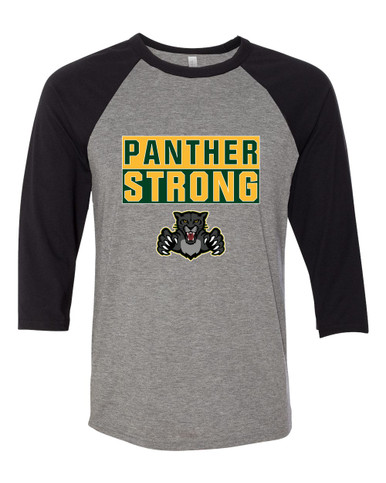Bruton Panthers Strong #1 Men's Baseball T-Shirt
