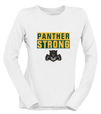 Bruton Panthers Strong #1 Women's LS T-Shirt