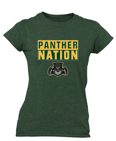 Bruton Panthers Nation #1 Women's Premium SS T-Shirt
