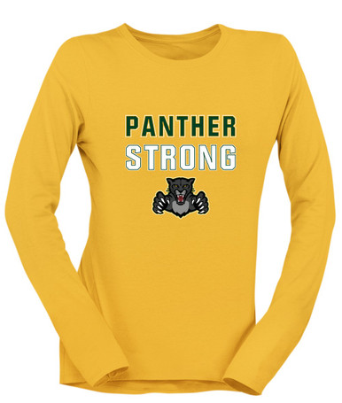 Bruton Panthers Strong #2 Women's LS T-Shirt