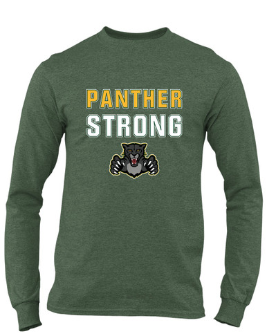 Bruton Panthers Strong #2 Men's LS T-Shirt