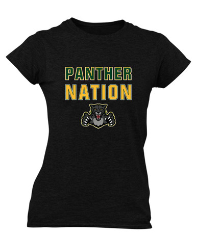 Bruton Panthers Nation #2 Women's Premium SS T-Shirt