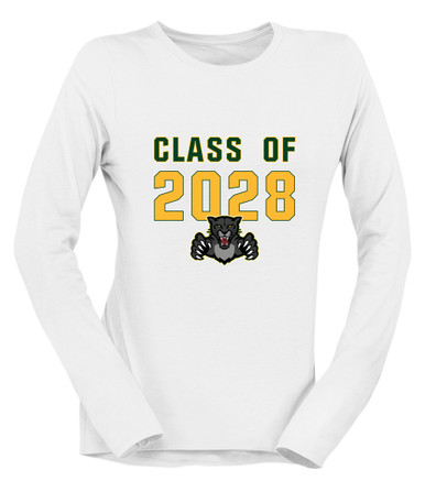 Bruton Panthers Class of 2028 Women's LS T-Shirt
