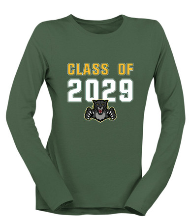 Bruton Panthers Class of 2029 Women's LS T-Shirt
