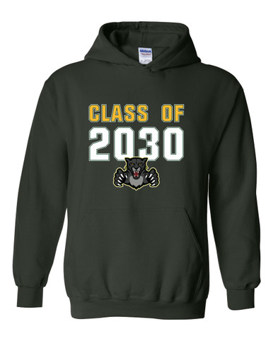 Bruton Panthers Class of 2030 Men's Hoodie