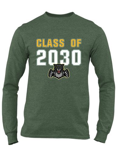 Bruton Panthers Class of 2030 Men's LS T-Shirt