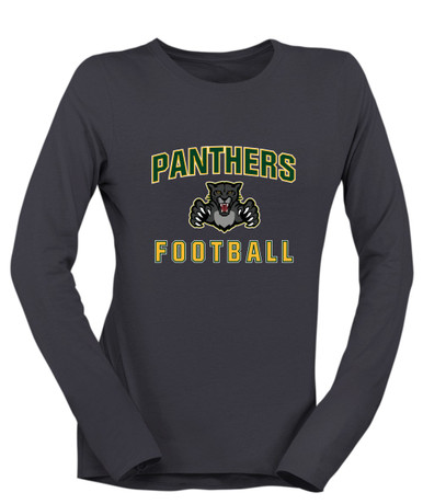 Bruton Panthers Football #1 Women's LS T-Shirt