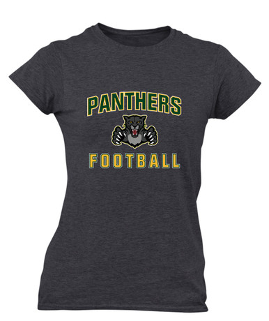 Bruton Panthers Football #1 Women's Premium SS T-Shirt
