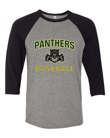 Bruton Panthers Baseball #1 Women's Baseball T-Shirt