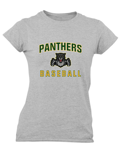 Bruton Panthers Baseball #1 Women's SS T-Shirt