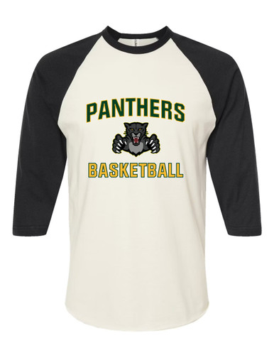 Bruton Panthers Basketball #1 Men's Baseball T-Shirt