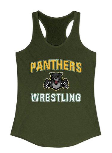 Bruton Panthers Wrestling Women's Tank Top