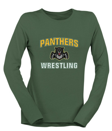 Bruton Panthers Wrestling Women's Premium LS T-Shirt