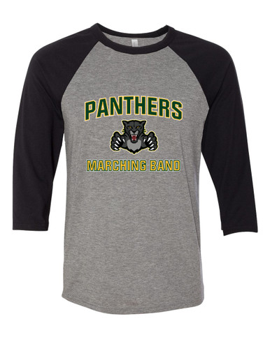 Bruton Panthers Marching Band Men's Baseball T-Shirt