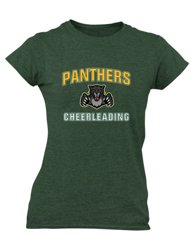 Bruton Panthers Cheerleading Women's Premium SS T-Shirt