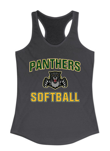 Bruton Panthers Softball #1 Women's Tank Top
