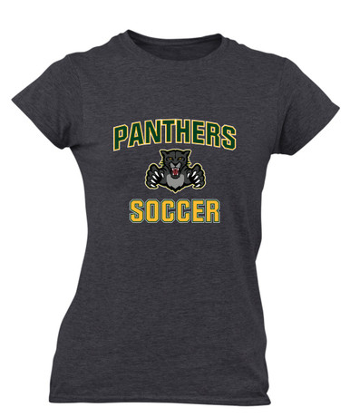 Bruton Panthers Soccer #1 Women's SS T-Shirt