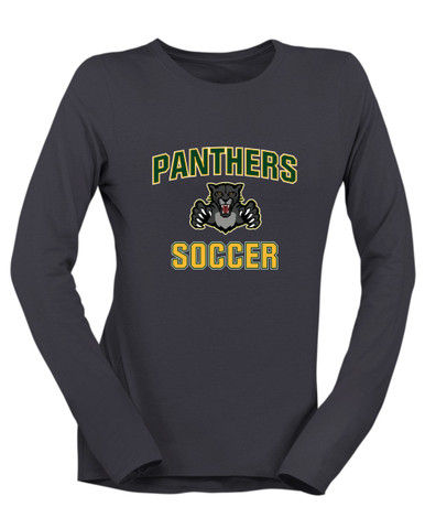 Bruton Panthers Soccer #1 Women's LS T-Shirt