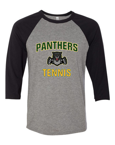 Bruton Panthers Tennis Women's Baseball T-Shirt