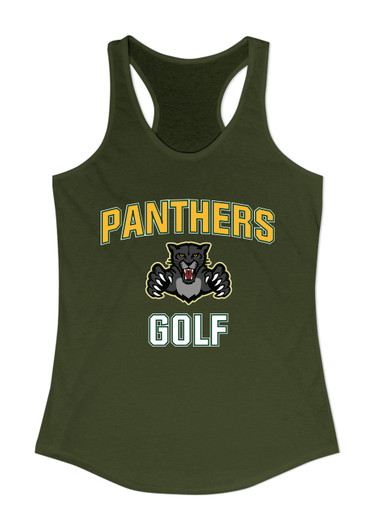Bruton Panthers Golf Women's Tank Top
