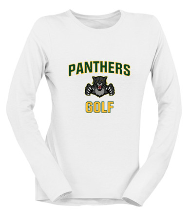 Bruton Panthers Golf Women's LS T-Shirt