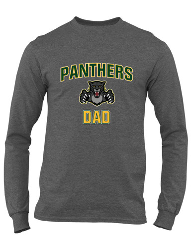 Bruton Panthers Dad Men's LS T-Shirt