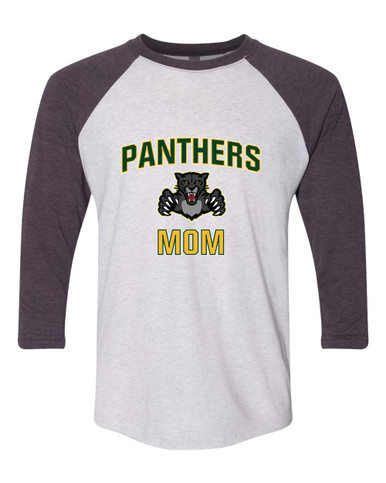 Bruton Panthers Mom Women's Baseball T-Shirt