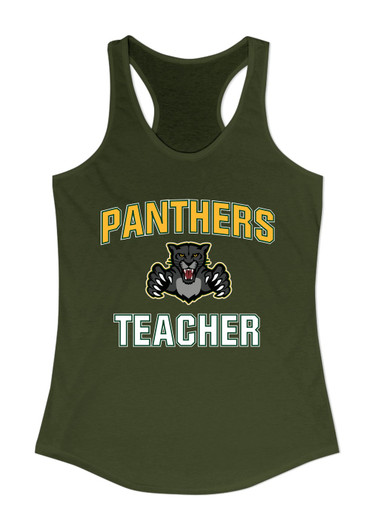 Bruton Panthers Teacher Women's Tank Top