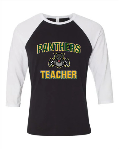 Bruton Panthers Teacher Men's Baseball T-Shirt