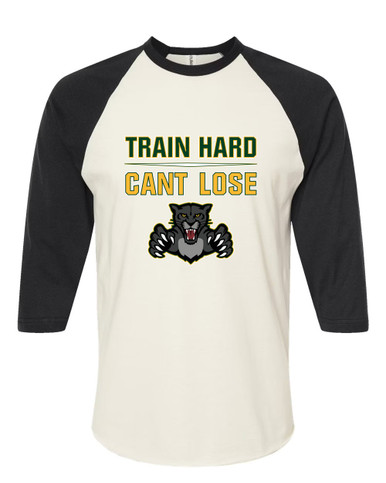 Bruton Panthers Train Hard, Can't Lose Women's Baseball T-Shirt