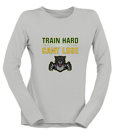 Bruton Panthers Train Hard, Can't Lose Women's Premium LS T-Shirt