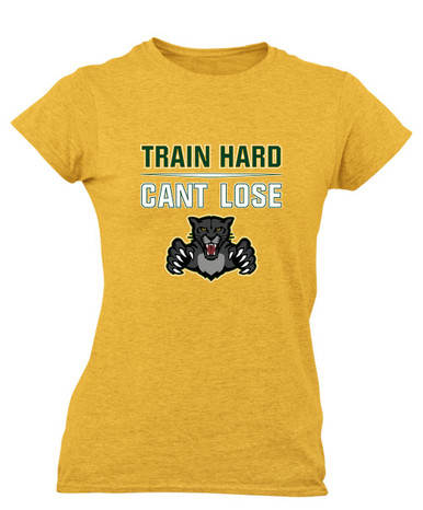 Bruton Panthers Train Hard, Can't Lose Women's Premium SS T-Shirt