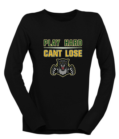 Bruton Panthers Play Hard, Can't Lose Women's LS T-Shirt