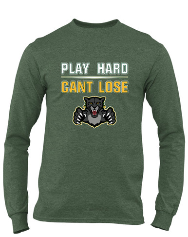 Bruton Panthers Play Hard, Can't Lose Men's Premium LS T-Shirt
