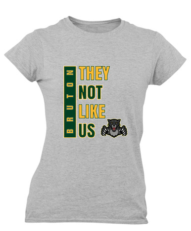 Bruton Panthers They Not Like Us #1 Women's SS T-Shirt
