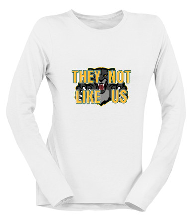 Bruton Panthers They Not Like Us #2 Women's LS T-Shirt