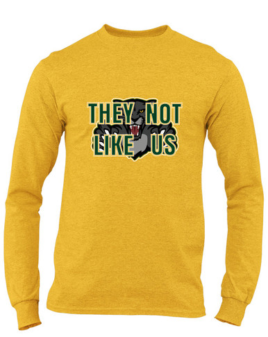 Bruton Panthers They Not Like Us #2 Men's LS T-Shirt
