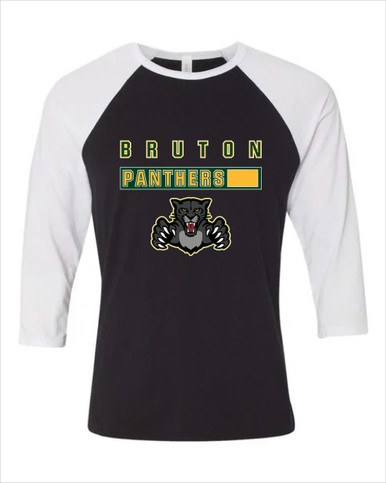 Bruton Panthers Mascot #7 Women's Baseball T-Shirt