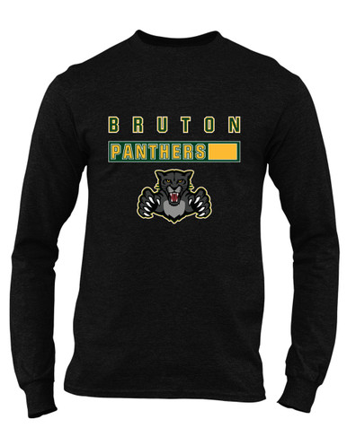 Bruton Panthers Mascot #7 Men's LS T-Shirt