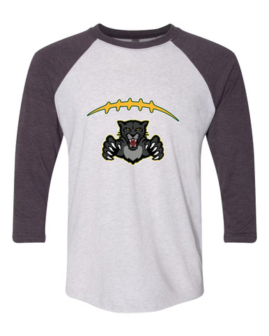 Bruton Panthers Football #2 Men's Baseball T-Shirt