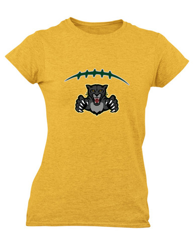 Bruton Panthers Football #2 Women's SS T-Shirt