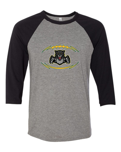 Bruton Panthers Football #3 Men's Baseball T-Shirt