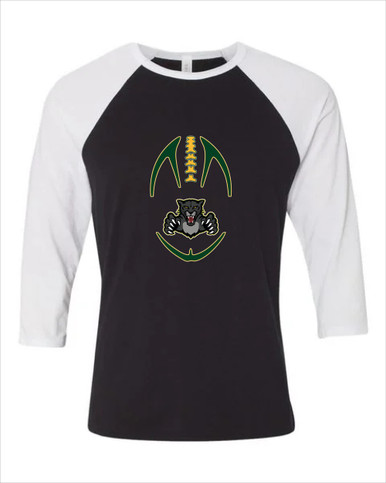 Bruton Panthers Football #4 Men's Baseball T-Shirt
