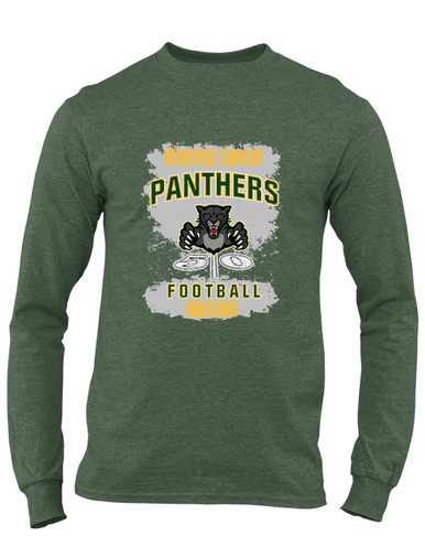 Bruton Panthers Football #6 Men's LS T-Shirt