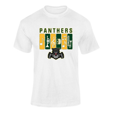 Bruton Panthers Band # 2 Men's SS T-Shirt